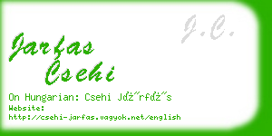 jarfas csehi business card